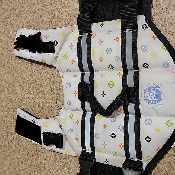 PAW ABOARD DESIGNER LIFE VEST FOR DOG XS